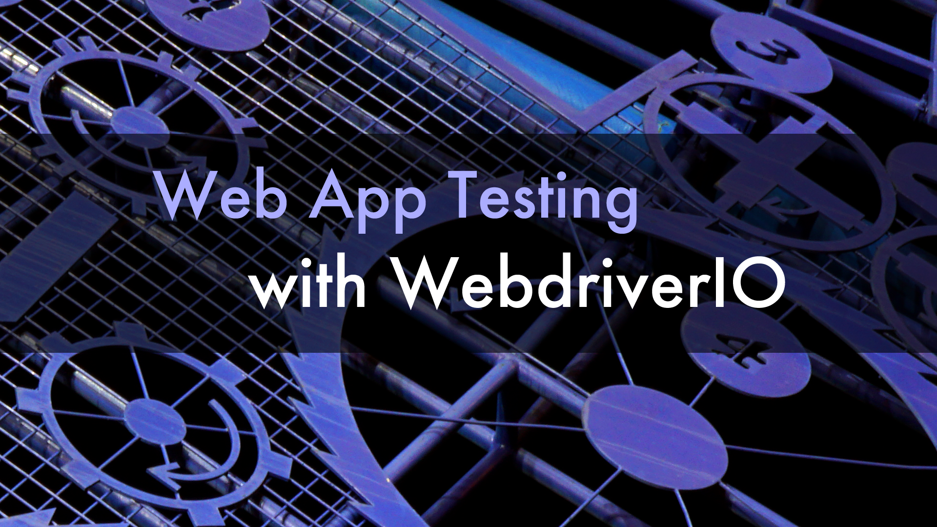 Announcing Web App Testing with WebdriverIO - My New Online Course!